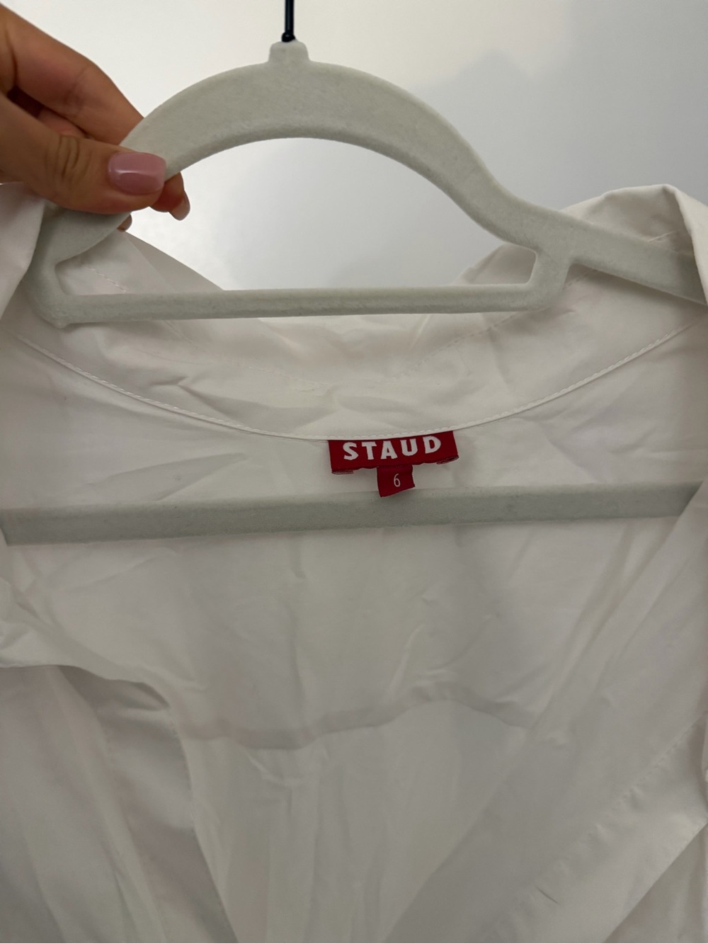 STAUD Clea Dress in White - NWOT NEVER WORN - Picture 6 of 6
